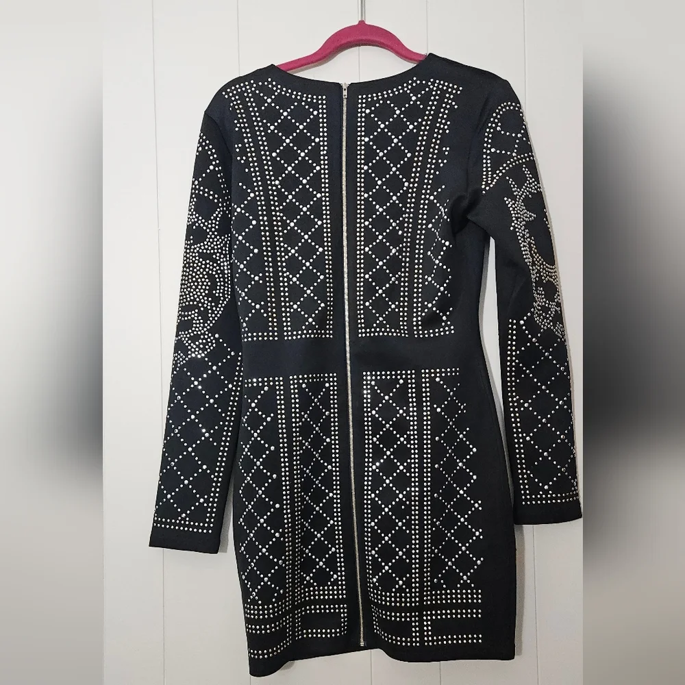 Black Embellished Women's Sweater - Picture 4 of 6